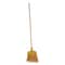 Boardwalk Angler Broom, Plastic Bristles, 53" Wood Handle, Yellow BWK932AEA - alternate 1